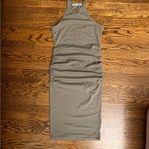 Michael Stars Sleeveless Taupe Midi Dress